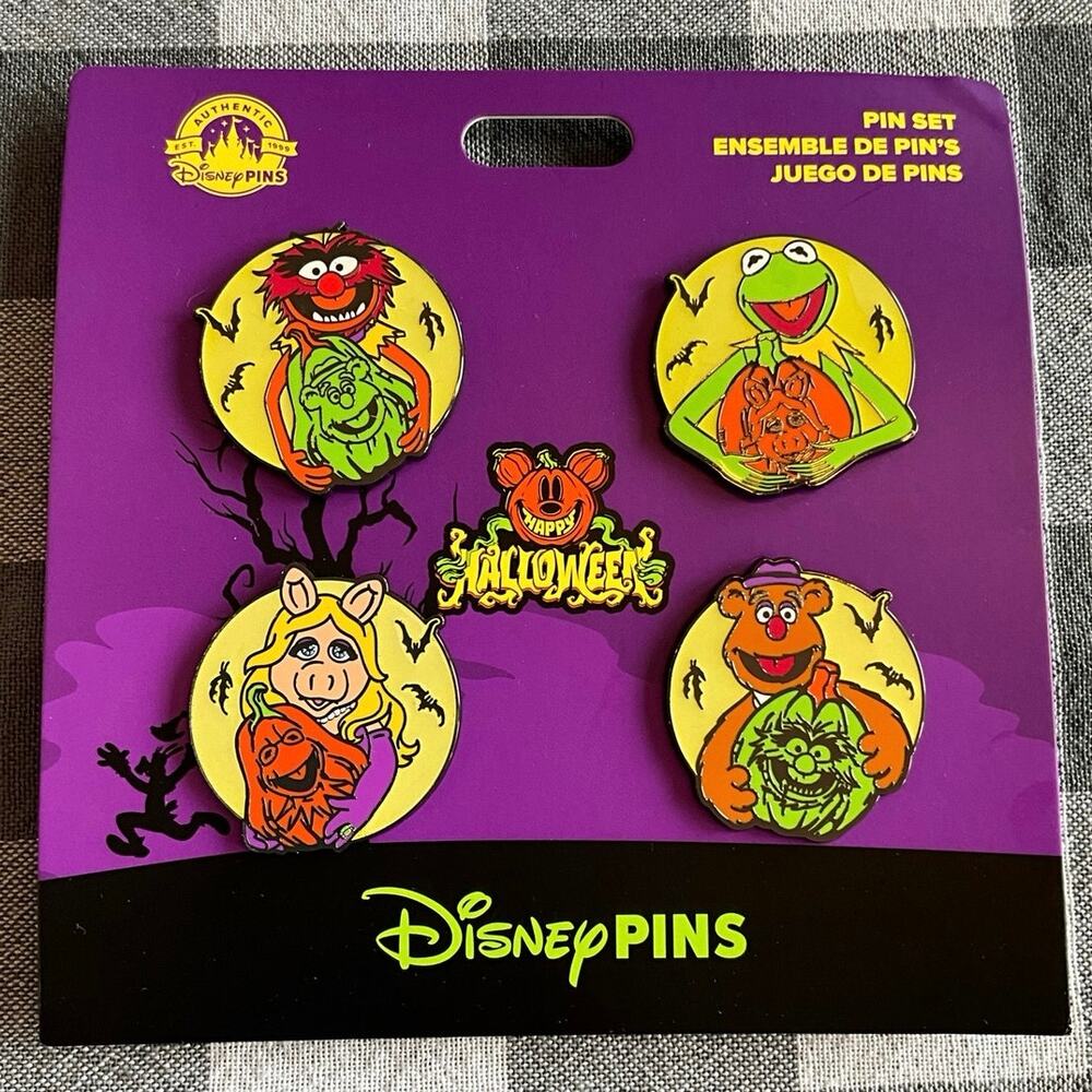 Disney Parks Happy Halloween Kermit, Fonzie, Animal, Miss Piggy Muppets